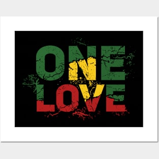 ONE LOVE // Grunge Posters and Art